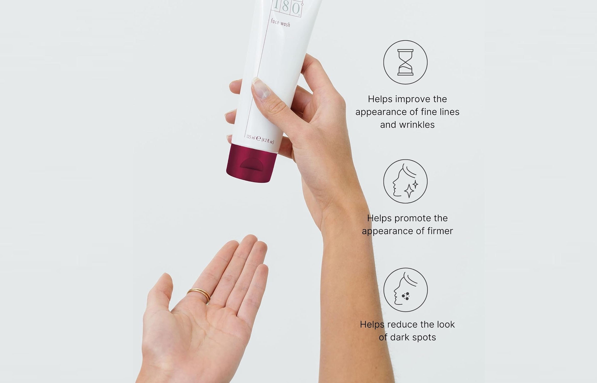 Nu Skin 180° Face Wash – curățare anti-îmbătrânire cu 10% vitamina C activă