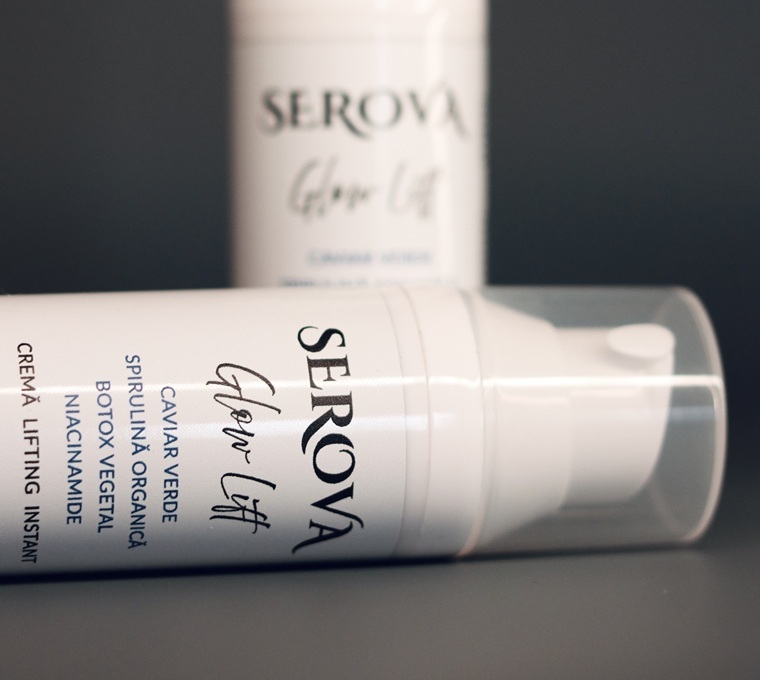 Pachet Rutină De Îngrijire Anti-Aging – Gel de Curățare cu Perie Silicon + Cremă Lifting Instant cu Caviar Verde și Spirulină