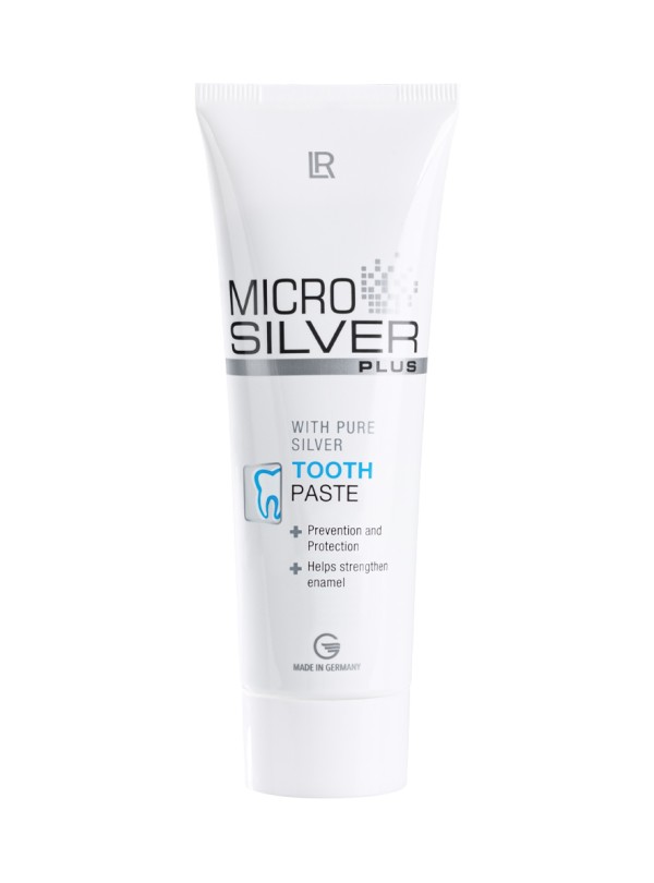 LR Microsilver Plus Pastă de Dinți – Antibacteriană, Antivirală, Protecție Smalț