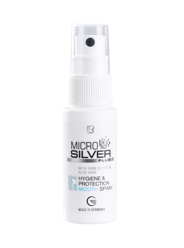 LR Microsilver Plus Spray de gură – Igienizare orală antibacteriană și antivirală